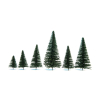 NOCH 26830 - Zestaw 25 drzew iglastych , wysokość 5-14 cm