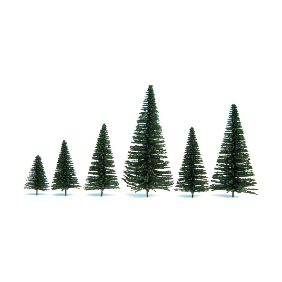 NOCH 26830 - Zestaw 25 drzew iglastych , wysokość 5-14 cm
