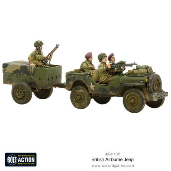British Airborne Jeep & Trailer , 402411107