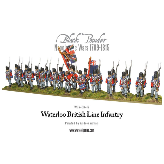 Napoleonic British Line Infantry (Waterloo campaign) , WGN-BR-12