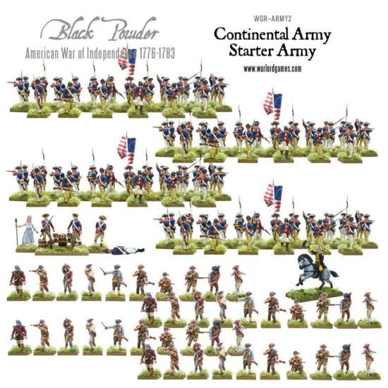 American War of Independence , Continental Army starter set , WGR-ARMY2