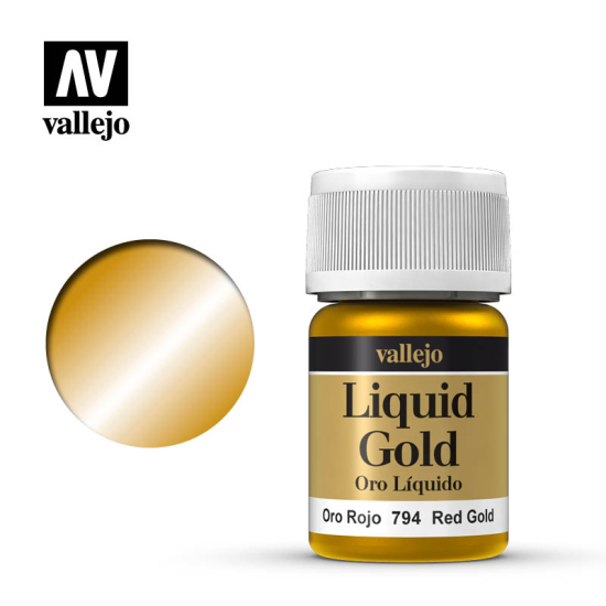 Vallejo Liquid Gold 70.794 Red Gold 35ml