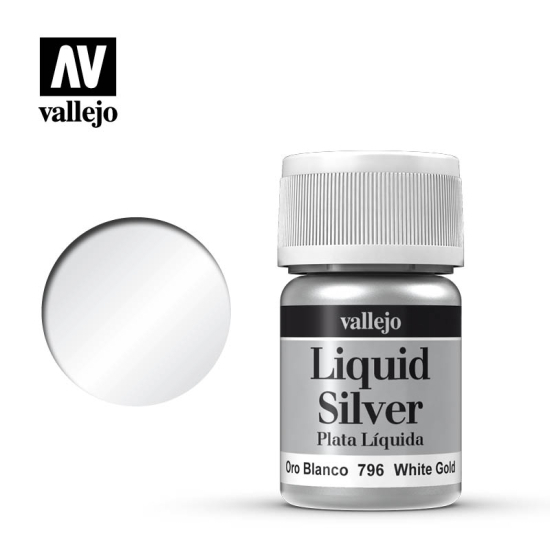 Vallejo Liquid Gold 70.796 White Gold 35ml