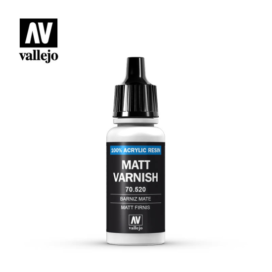 Vallejo " Auxiliaries " 70.520 Matt Varnish 17 ml - Lakier matowy