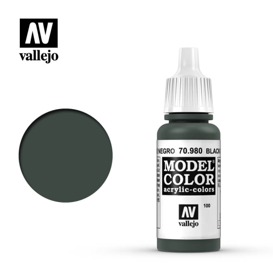 Vallejo Model Color 70.980 BLACK GREEN 17 ml