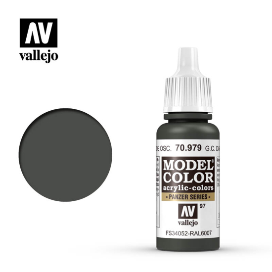 Vallejo Model Color 70.979 GERMAN CAMOUFLAGE DARK GREEN 17 ml