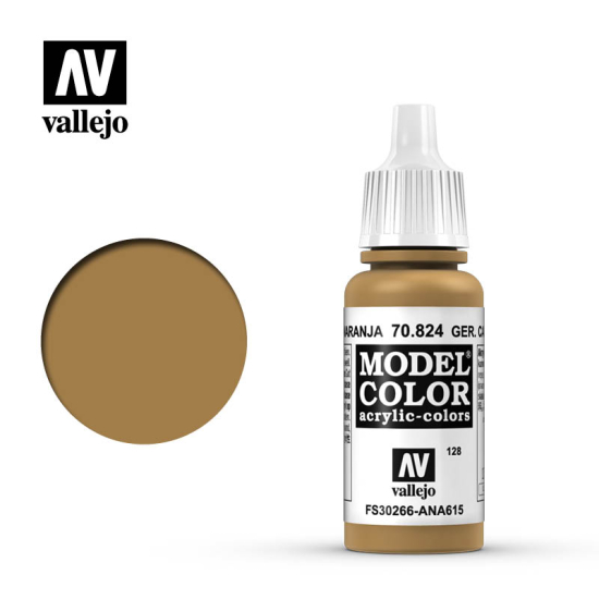 Vallejo Model Color 70.824 GERMAN CAMOUFLAGE ORANGE OCHRE 17 ml