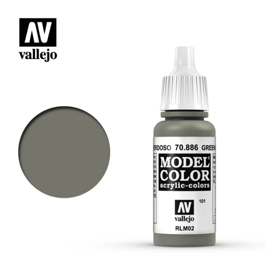 Vallejo Model Color 70.886 GREEN GREY 17 ml