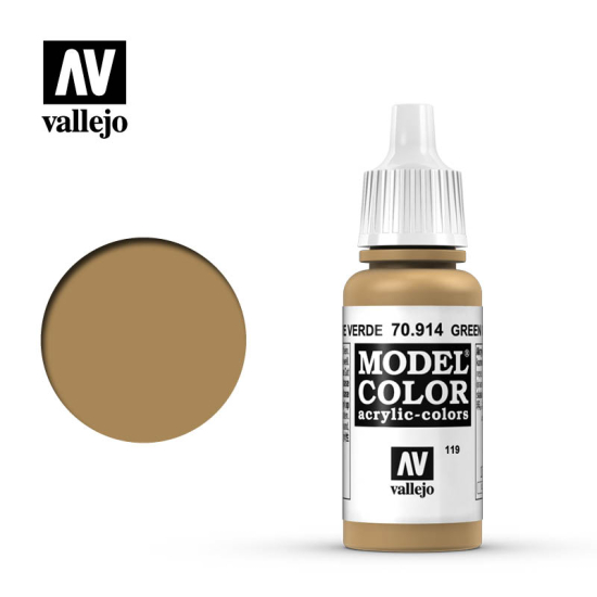 Vallejo Model Color 70.914 GREEN OCHRE 17 ml