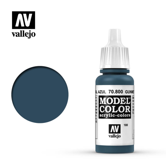 Vallejo Model Color 70.800 GUNMETAL BLUE 17 ml