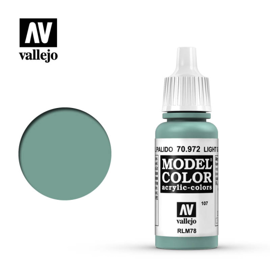 Vallejo Model Color 70.972 LIGHT GREEN BLUE17 ml