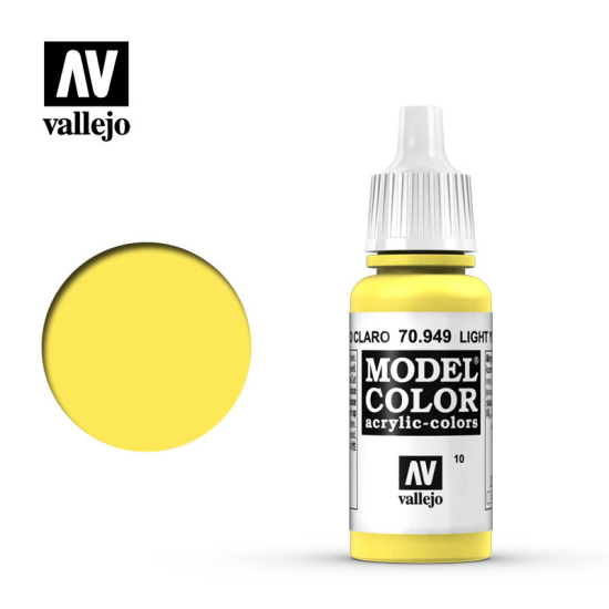 Vallejo Model Color 70.949 LIGHT YELLOW 17 ml