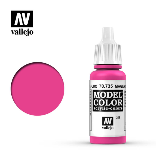 Vallejo Model Color 70.735 MAGENTA FLUORESCENT 17 ml