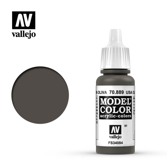 Vallejo Model Color 70.889 BROWN GREEN 17 ml