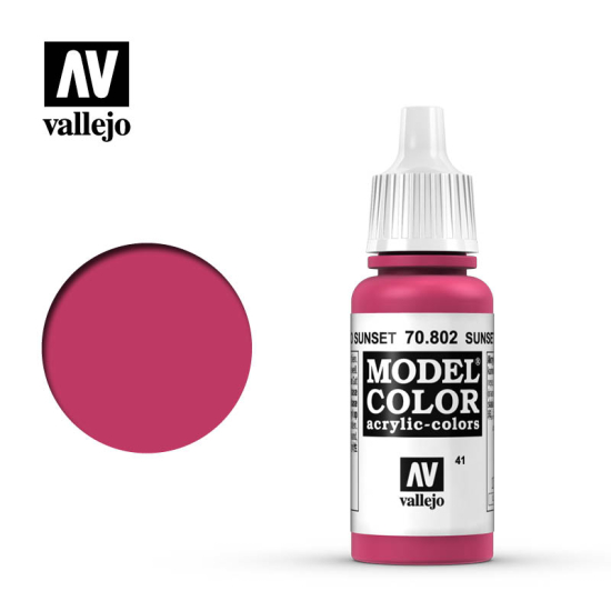 Vallejo Model Color 70.802 SUNSET RED 17 ml