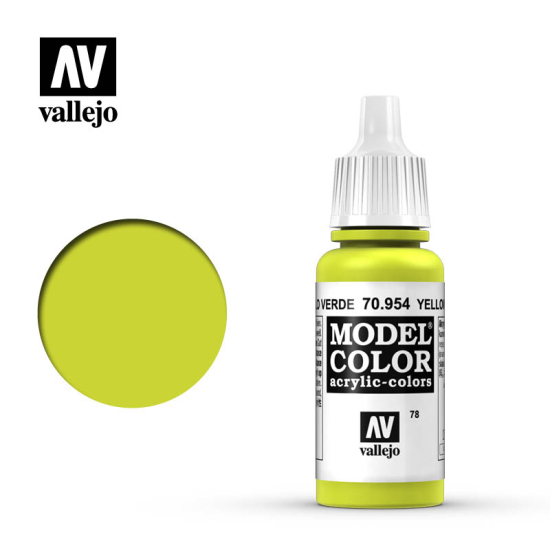 Vallejo Model Color 70.954 YELLOW GREEN 17 ml