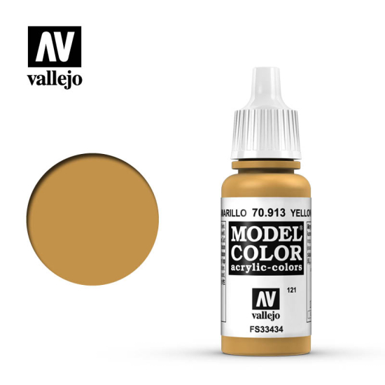 Vallejo Model Color 70.913 YELLOW OCHRE17 ml