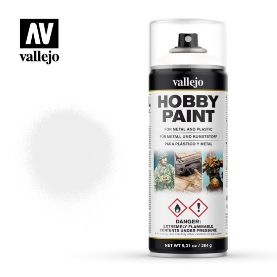 Vallejo Hobby Spray 28.010 White 400 ml