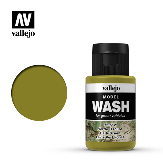 Vallejo Model Wash 76.512 Dark Green 35 ml