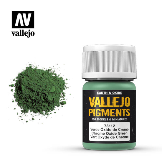 Vallejo Pigments 73.112 Chrome Oxide Green 35 ml