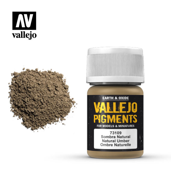 Vallejo Pigments 73.109 Natural Umber 35 ml