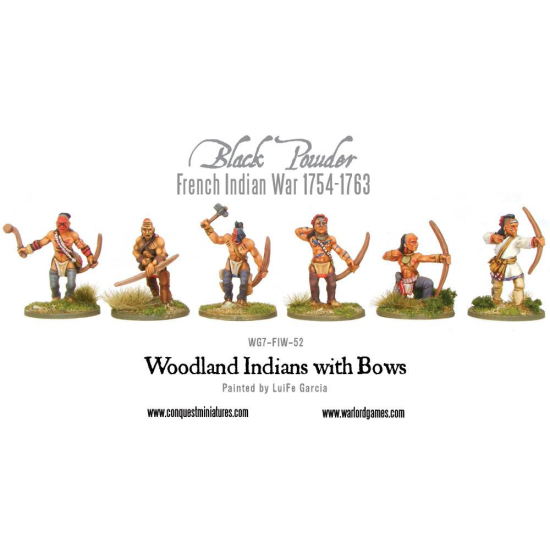 Woodland Indians with Bows , WG7-FIW-52