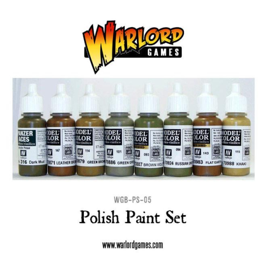 Polish Paint Set - Zestaw farb do malowania wojska Polskiego