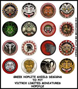 Greek Hoplite shield designs 2 , Victrix
