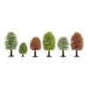 NOCH 26906 - Zestaw 10 drzew liściastych wiosennych , wysokość 5-9 cm