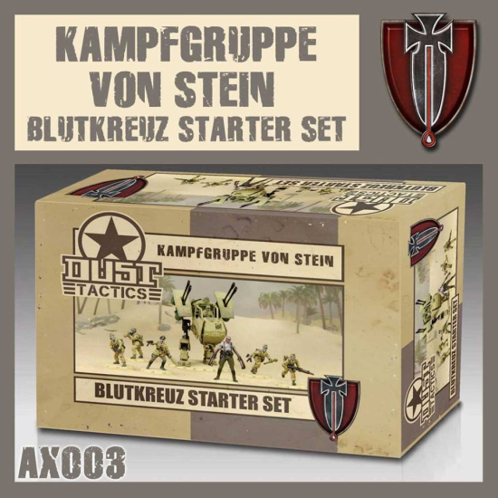 DUST 1947 , Blutkreuz Starter Set - Kampfgruppe Von Stein - AX003