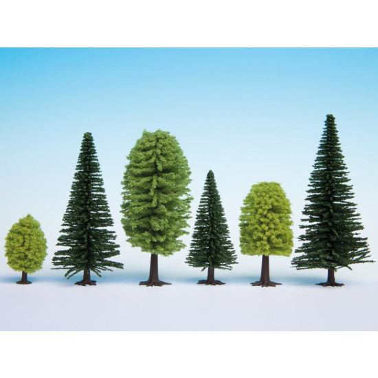 NOCH 26811 - Zestaw 25 drzew las mieszany , wysokość 5-14 cm