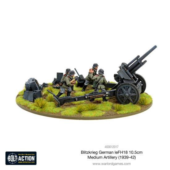 Blitzkrieg German leFH 18 10.5cm Medium Artillery (1939-42) , 403012017