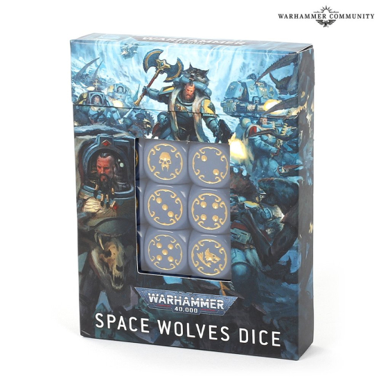 SPACE WOLVES DICE