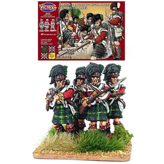 British Napoleonic Highlander Flank Companies , Victrix