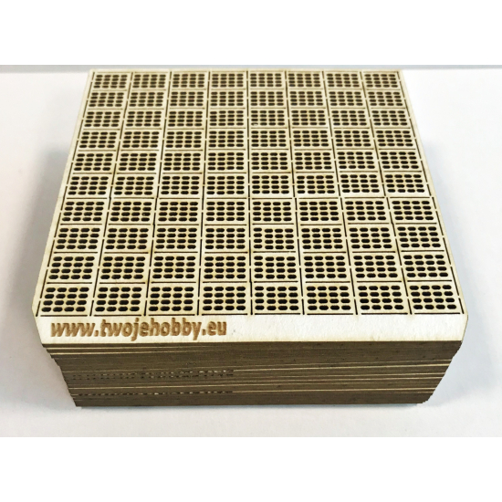 TH03PB03 , Płyta betonowa JUMBO ( JOMB ),  skala HO / 80 sztuk