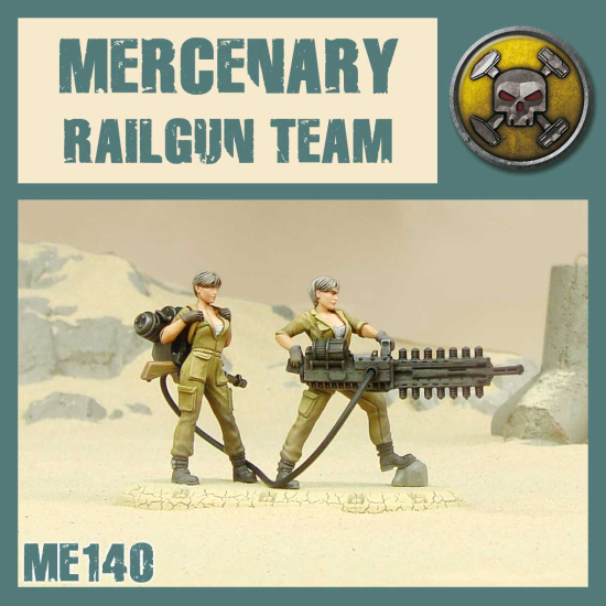 DUST 1947 , NAJEMNY ODDZIAŁ RAILGUN / Mercenary Railgun Duo - ME140