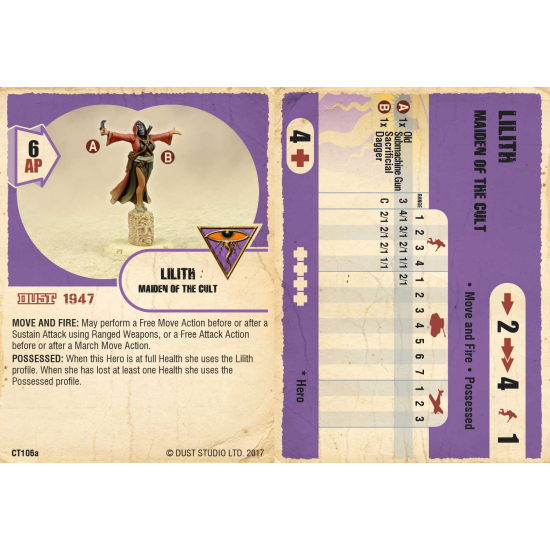 DUST 1947 , Mythos Starter Set - Lilith's Coven -  CT003