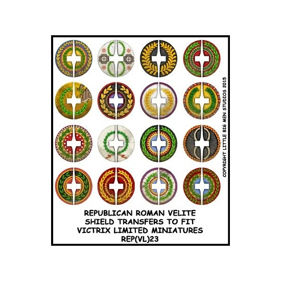 Republican Roman shield designs 23 , Victrix