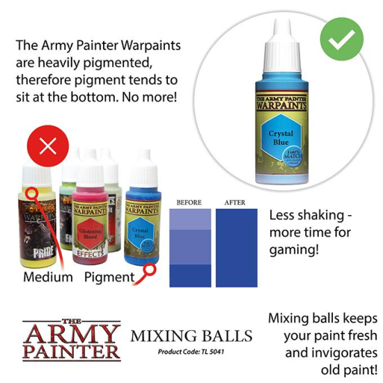 ARMY PAINTER Mixing Balls - Kulki do mieszania farby 100szt , TL5041