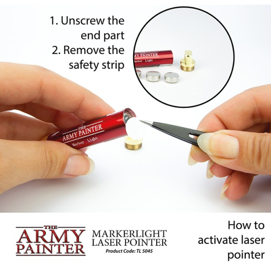ARMY PAINTER Laser Pointer - MARKERLIGHT - laser do gier bitewnych , TL5045