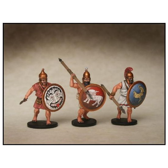Greek Unarmoured Hoplites and archers , Victrix