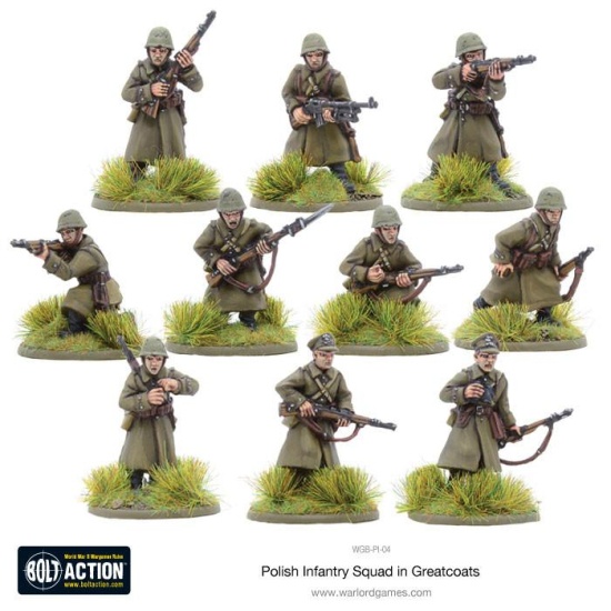 Polish Infantry Squad in greatcoats , WGB-PI-04