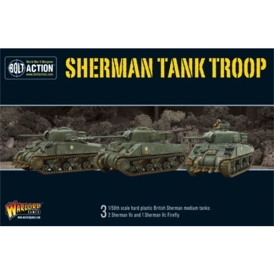British Sherman V Troop including Vc Firefly , 402011011