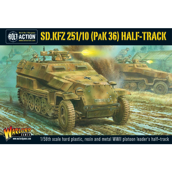 Sd.Kfz 251/10 half-track (3.7cm PaK) plastic boxed set , 402012013