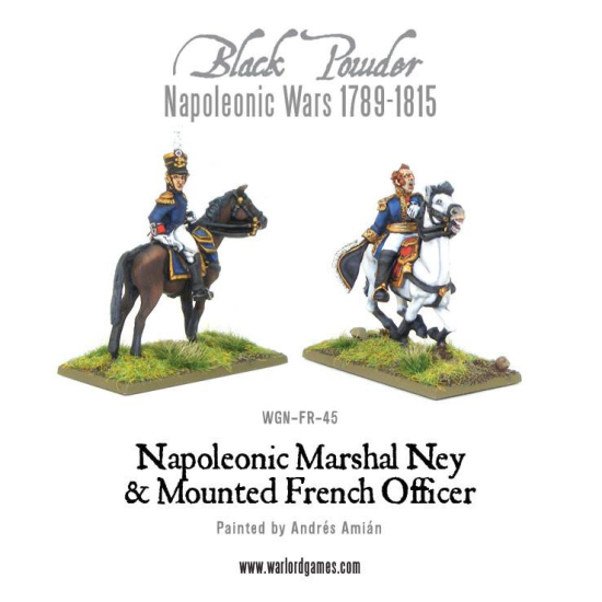 Napoleonic Marshal Ney & Mounted French Officer , WGN-FR-45