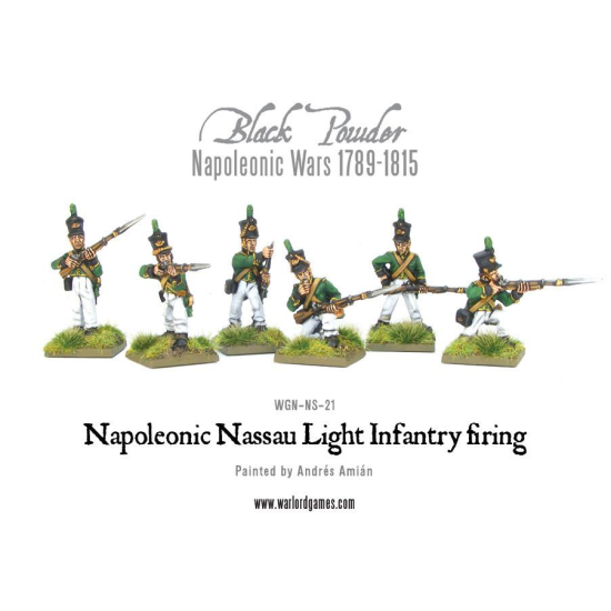 Napoleonic Nassau Light Infantry firing , WGN-NS-21