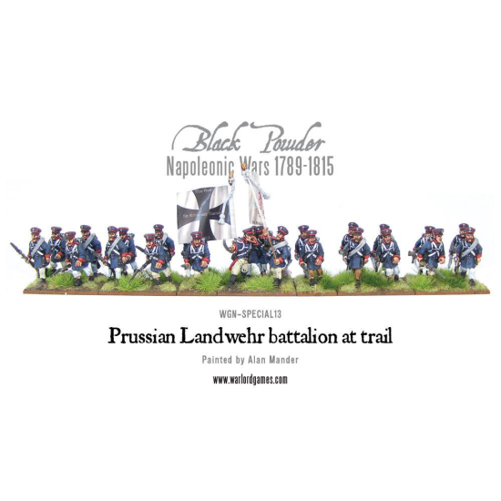 Napoleonic Prussian regiment at trail