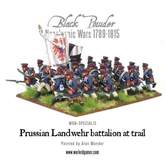Napoleonic Prussian regiment at trail