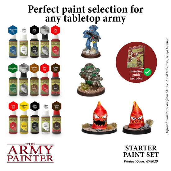 Army Painter 8020 paint starter set - zestaw farb dla początkujących