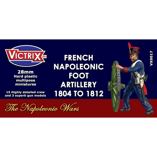French Napoleonic Artillery 1804 to 1812 , Victrix